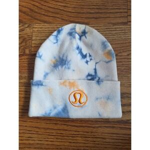 Lululemon Beanie Tie Dye Logo Cuff Winter Warm Hat Unisex